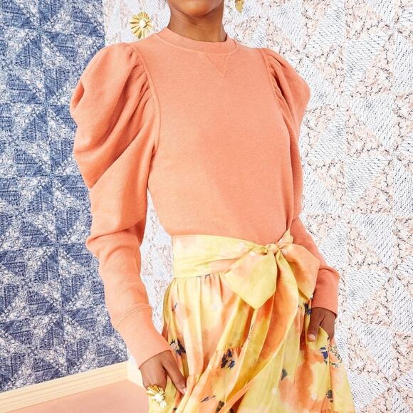Ulla Johnson Alair Pullover in Clay Orange - Picture 1 of 8